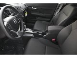 2014 Honda Civic HF Sedan Black Interior