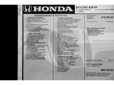 2014 Honda Civic HF Sedan Window Sticker