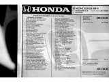 2014 Honda CR-Z EX Navigation Hybrid Window Sticker