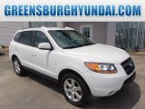 2008 Powder White Pearl Hyundai Santa Fe SE 4WD #95583348