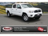 2014 Super White Toyota Tacoma V6 SR5 Double Cab 4x4 #95608024