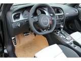 2015 Audi S5 3.0T Premium Plus quattro Cabriolet Black/Lunar Silver Interior