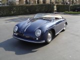Blue Porsche 356 in 1956