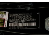 2010 Venza Color Code for Black - Color Code: 202