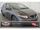 2014 Modern Steel Metallic Honda Civic EX Sedan #95652533