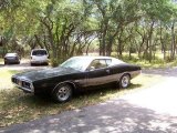 Black Dodge Charger in 1971