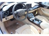 2015 Audi A8 L 4.0T quattro Velvet Beige Interior