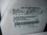 2015 F250 Super Duty Color Code for Oxford White - Color Code: Z1