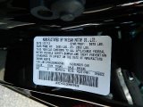 2014 Q60 Color Code for Malbec Black - Color Code: GAC