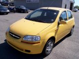2004 Summer Yellow Chevrolet Aveo LS Hatchback #9555840