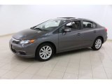 2012 Honda Civic EX-L Sedan Front 3/4 View