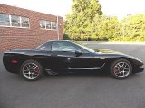 Black Chevrolet Corvette in 2002