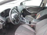 2014 Ford Focus Titanium Sedan Charcoal Black Interior