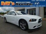 Bright White Dodge Charger in 2012