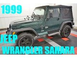 1999 Forest Green Pearlcoat Jeep Wrangler Sahara 4x4 #95868354