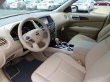 2014 Nissan Pathfinder Platinum AWD Almond Interior