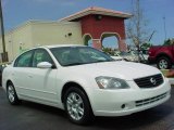 2005 Satin White Pearl Nissan Altima 2.5 S #9337559