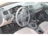 2014 Volkswagen Jetta S Sedan Latte Macchiato Interior
