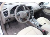 2014 Audi Q5 2.0 TFSI quattro Hybrid Pistachio Beige Interior