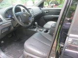 2009 Hyundai Santa Fe Limited Black Interior