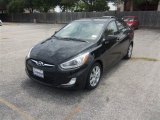 2014 Ultra Black Hyundai Accent GLS 4 Door #96045104