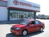 2006 Impulse Red Pearl Toyota Corolla S #9507588