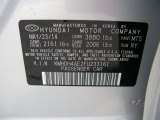 2015 Elantra Color Code for Shimmering Air Silver - Color Code: MTS