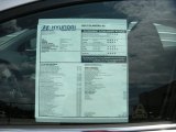2015 Hyundai Elantra SE Sedan Window Sticker