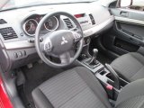 2013 Mitsubishi Lancer ES Black Interior