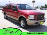 Red Fire Metallic Ford Excursion in 2003