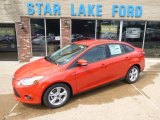 2014 Race Red Ford Focus SE Sedan #96160695