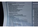 2015 Audi A6 3.0T Prestige quattro Sedan Window Sticker
