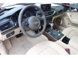 2015 Audi A6 2.0T Premium Plus quattro Sedan Velvet Beige Interior
