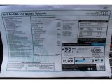 2015 Audi A6 3.0T Premium Plus quattro Sedan Window Sticker