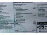 2015 Audi A6 2.0T Premium Plus quattro Sedan Window Sticker