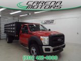 2012 Vermillion Red Ford F550 Super Duty XL Regular Cab 4x4 Chassis #96199698