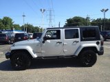 Bright Silver Metallic Jeep Wrangler Unlimited in 2009