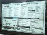 2015 GMC Yukon SLT 4WD Window Sticker