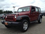 2012 Deep Cherry Red Crystal Pearl Jeep Wrangler Unlimited Sport 4x4 #96248859