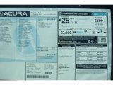 2015 Acura TLX 3.5 Window Sticker