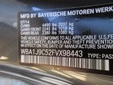 2015 BMW 2 Series M235i xDrive Coupe Info Tag