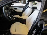 2015 BMW 4 Series 435i xDrive Gran Coupe Ivory White and Black Interior