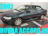 2001 Dark Emerald Pearl Honda Accord EX Sedan #96332715