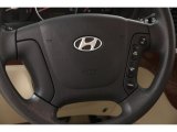 2007 Hyundai Santa Fe GLS 4WD Steering Wheel