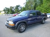 2004 Indigo Blue Metallic Chevrolet S10 LS Crew Cab 4x4 #96333055