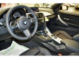 2015 BMW 4 Series 435i Gran Coupe Black Interior