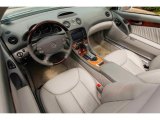 2007 Mercedes-Benz SL 600 Roadster Ash Grey Interior