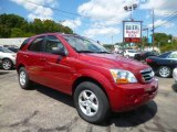 2008 Spicy Red Kia Sorento LX 4x4 #96379276