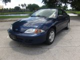 2001 Indigo Blue Metallic Chevrolet Cavalier Coupe #96378685