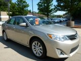 2013 Champagne Mica Toyota Camry Hybrid XLE #96420586